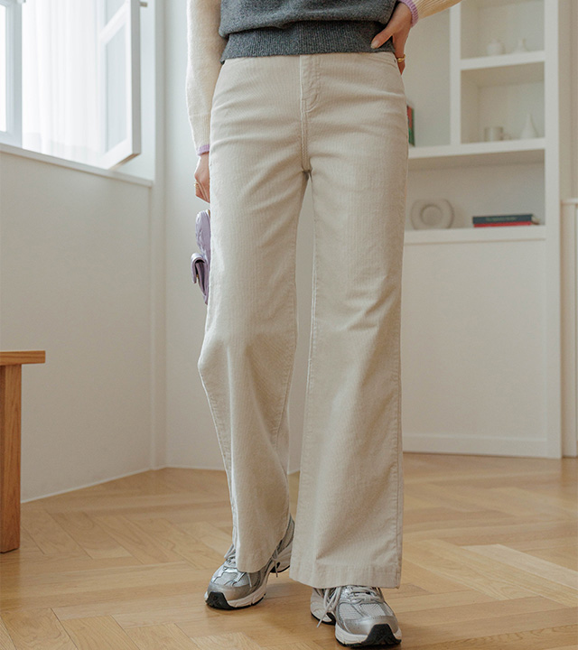 Bern Corduroy Wide Bootcut Pants