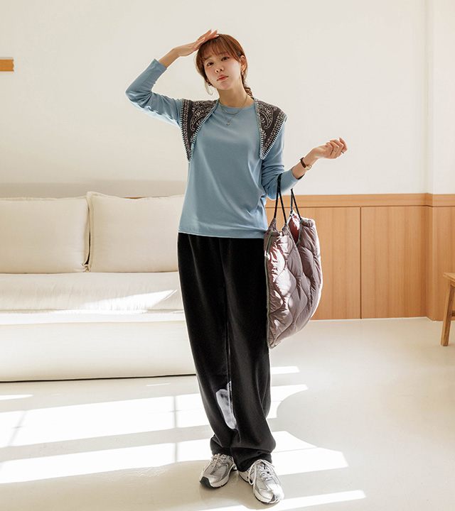 Ben Pintuck Two-Way Raised Fleece Pants