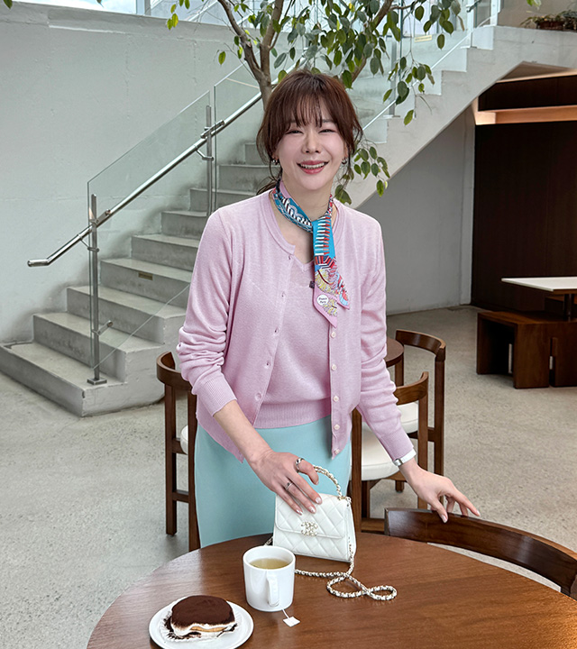 Soy knit cardigan set