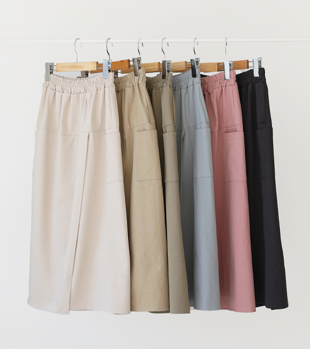 [MADE] Sein Wrap Elastic Skirt Pants