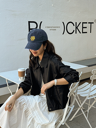 Tailored Blouson Leather Jacket