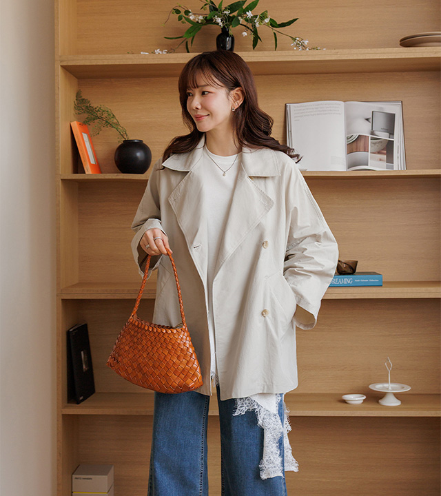 Roroa Half Trench Jacket