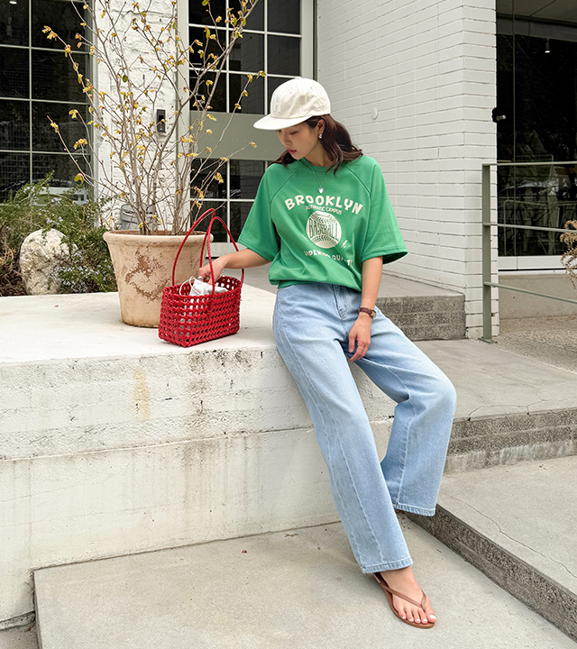 Better Double Cut Denim Pants