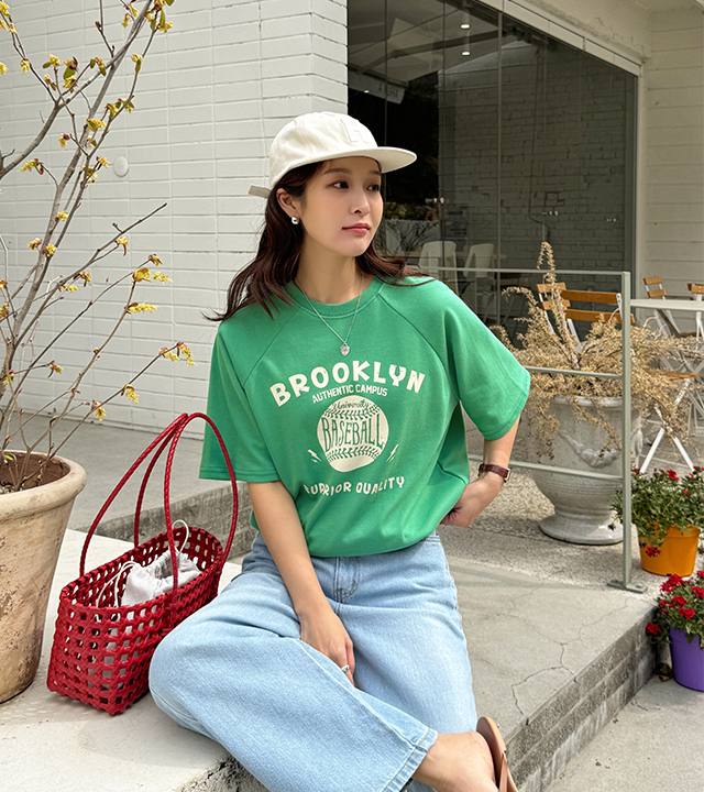Brooklyn short-sleeve sweatshirt