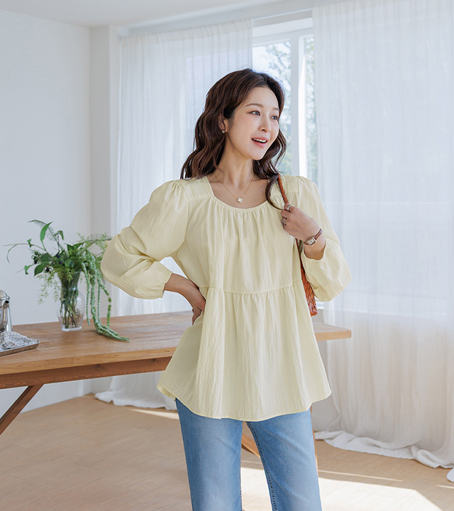 Minette Shirring Blouse