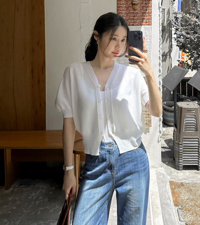 [MADE] Dove Linen Cardigan (Whole Garment)