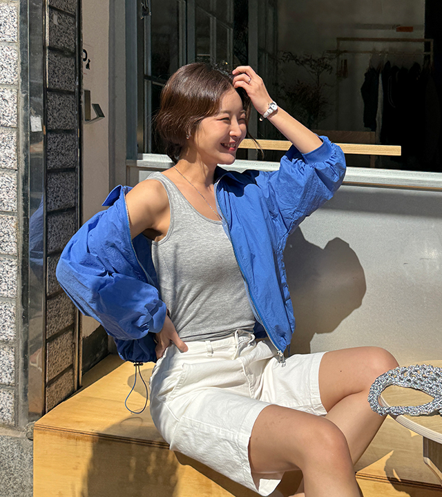 Simply Basic Sleeveless Top with Built-in Cup