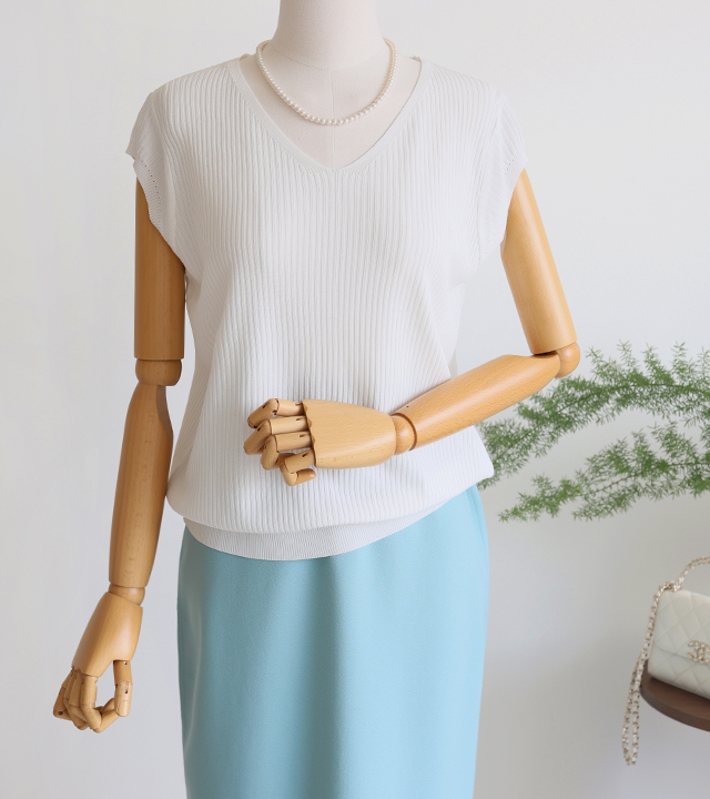 Breeze Cap Sleeve Knit Sleeveless