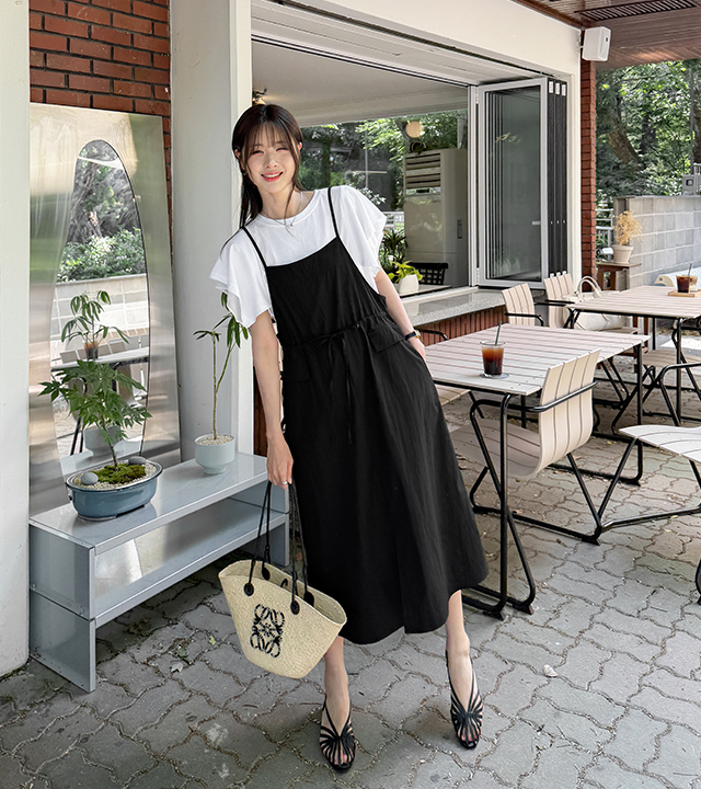 flap string dress