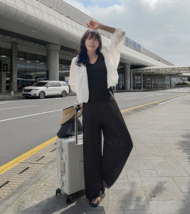 Ella Pleated Elastic Pants