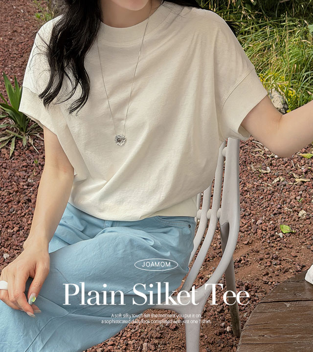 [MADE] Plain Silk Tee