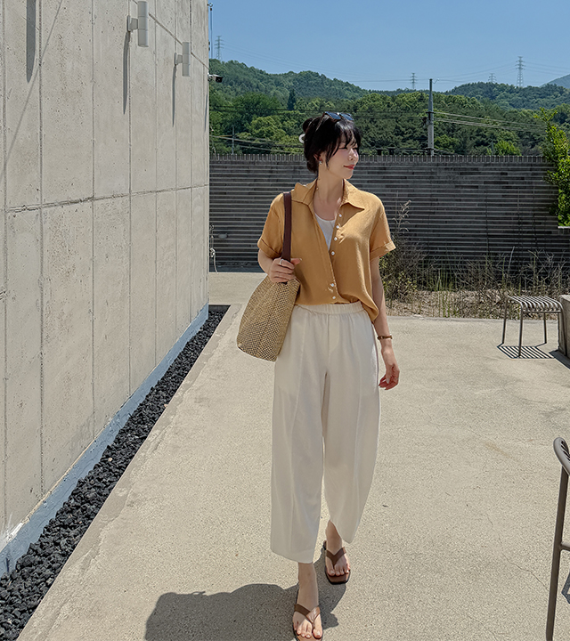 Comfortable Barrel Banding Pants