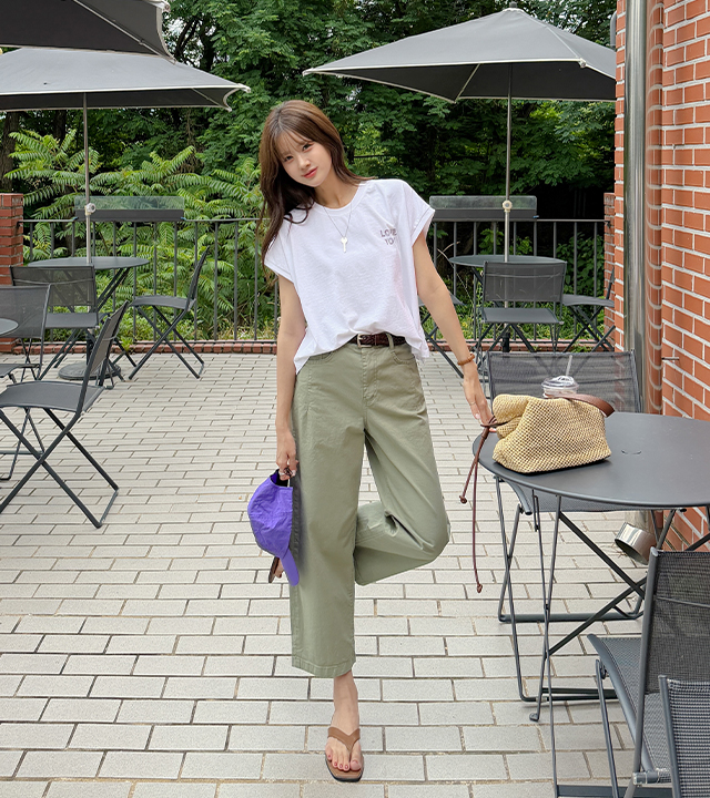 Earth Dart Cut Baggy Pants