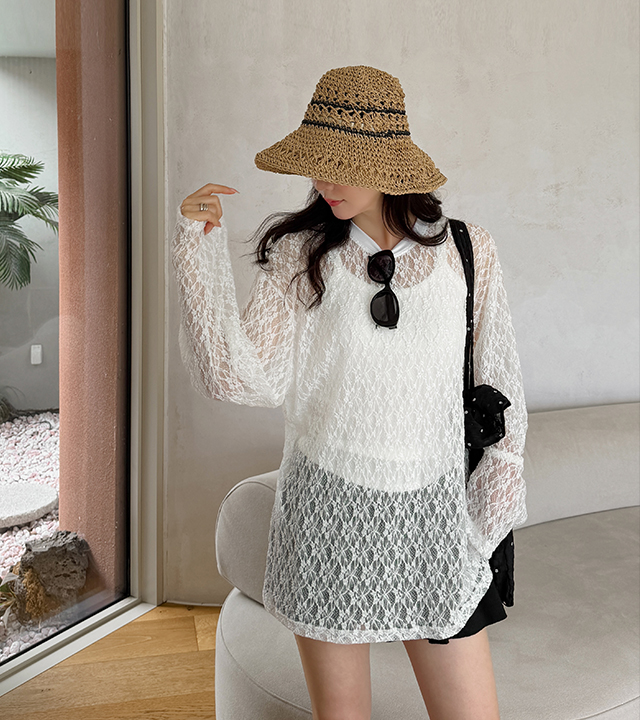 Melo Lace Cover Rash Guard 