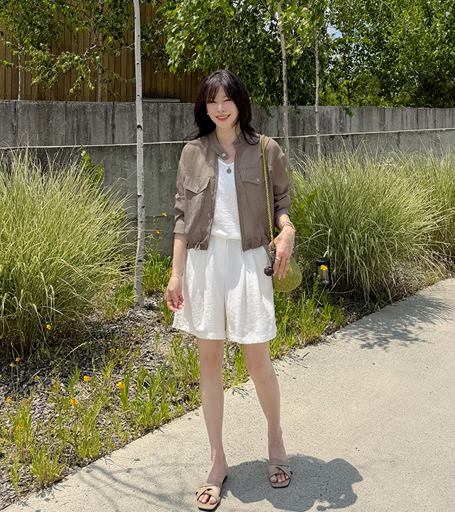 Sheer organza stitch jumper