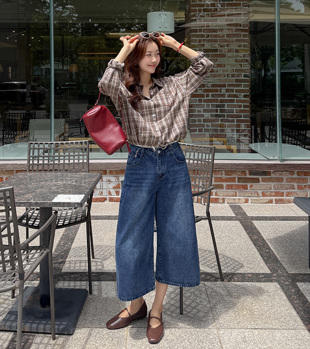 Linette Yoru check shirt