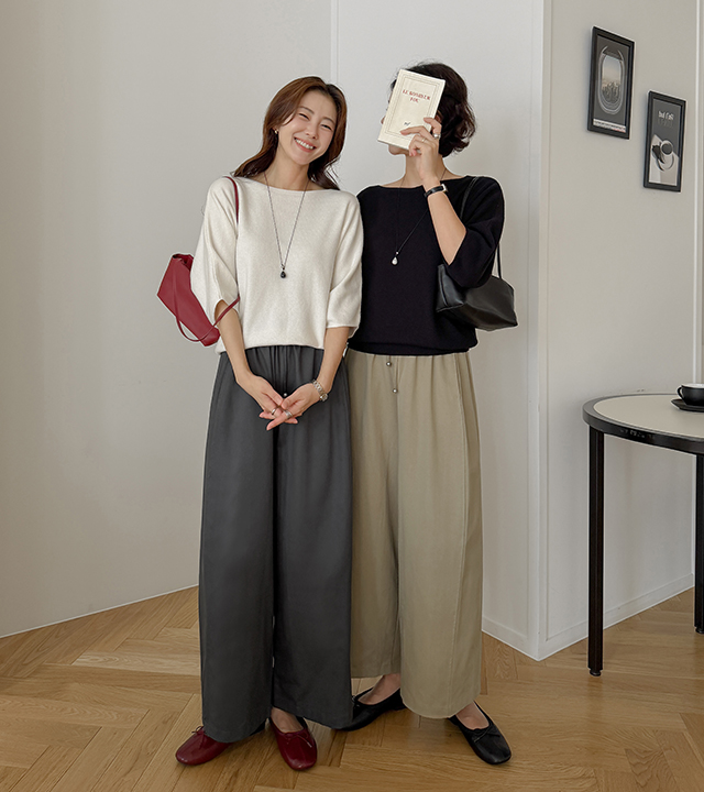 Leon Curve Cotton Pants