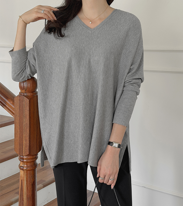 Celon Cashmere V-neck Knit