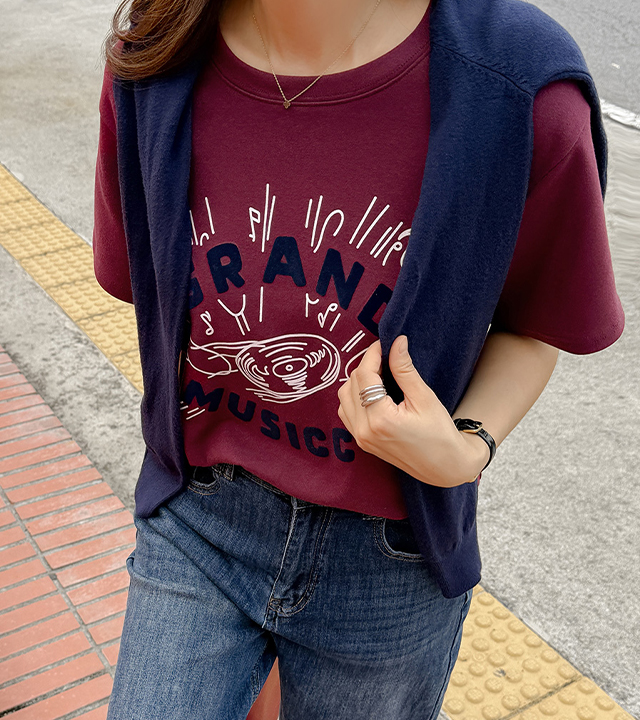 Grand Music short-sleeve t-shirt