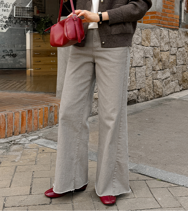 Ed Cut Wide Bootcut Pants