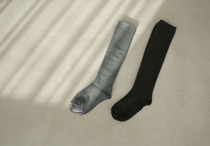 Leno Basic Knee Socks