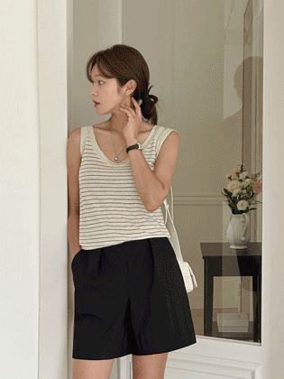 Natural Washed Linen Camis