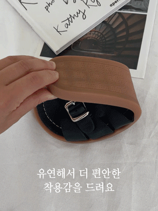 Croix Buckle Slippers