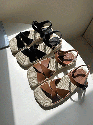 strappy espadrille sandals