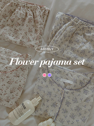 Rose Ang Flower Pajama Set