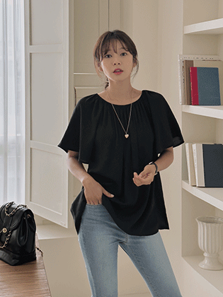 Karma shirring banding blouse