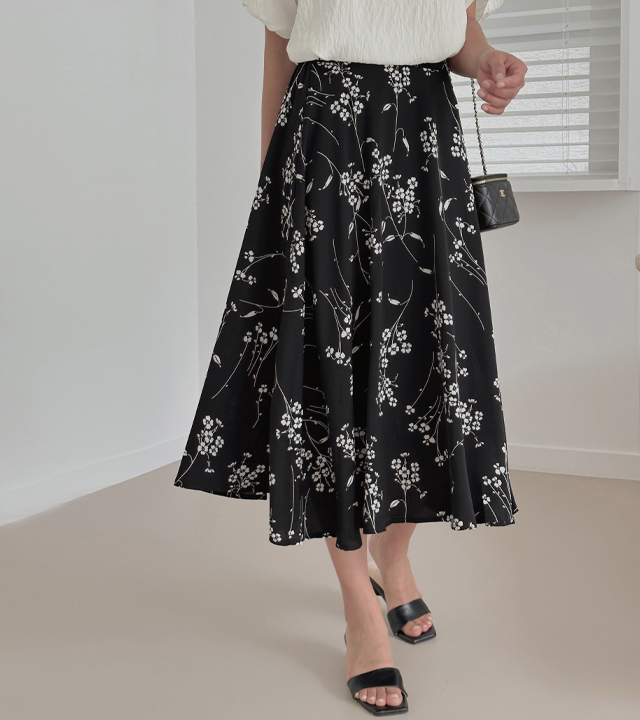 Rio Flower Whole Skirt