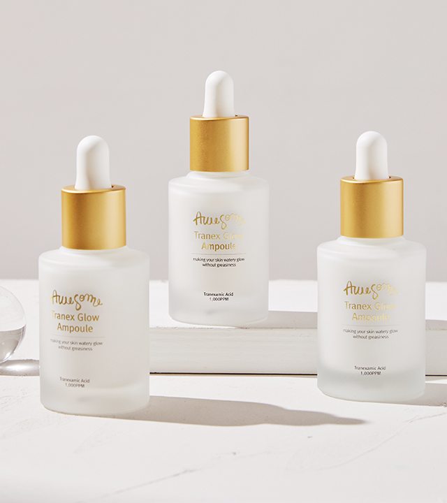3 types of whitening & radiance & moisture ampoule