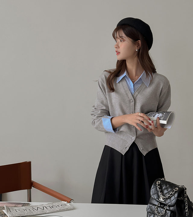 Bebe Shirt Layered Knit