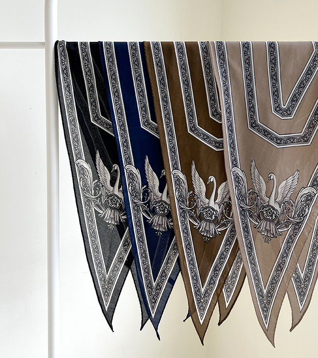 swan rhombus scarf