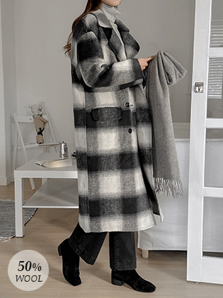 Urban Check Handmade Coat
