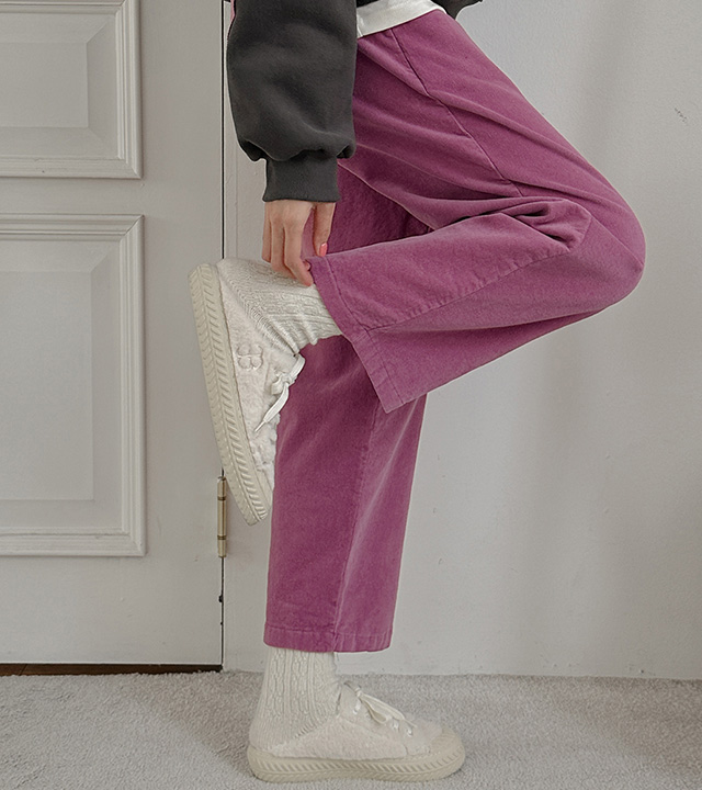 Lucas corduroy brushed pants
