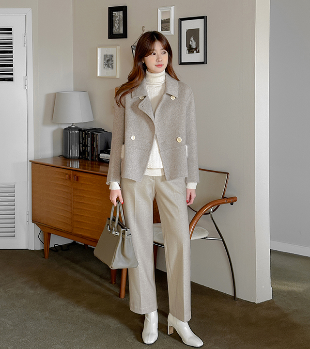 Merino wool handmade jacket