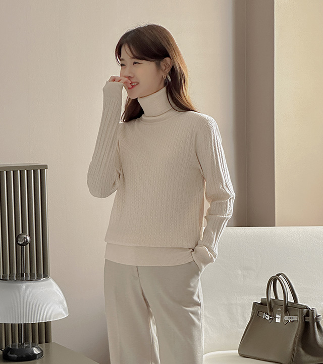 cable cache polar knit