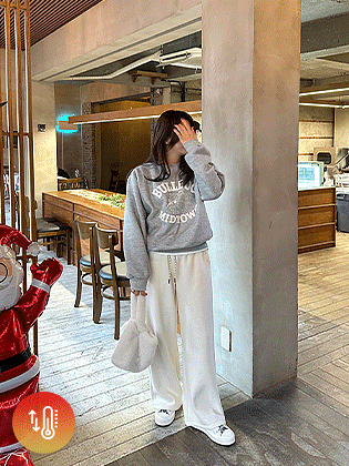 Woollike Fleece Wide Pants