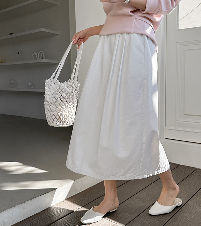Deer cotton skirt