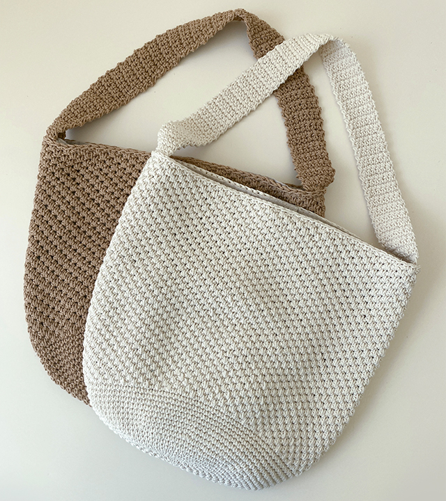 Momo cotton knit bag