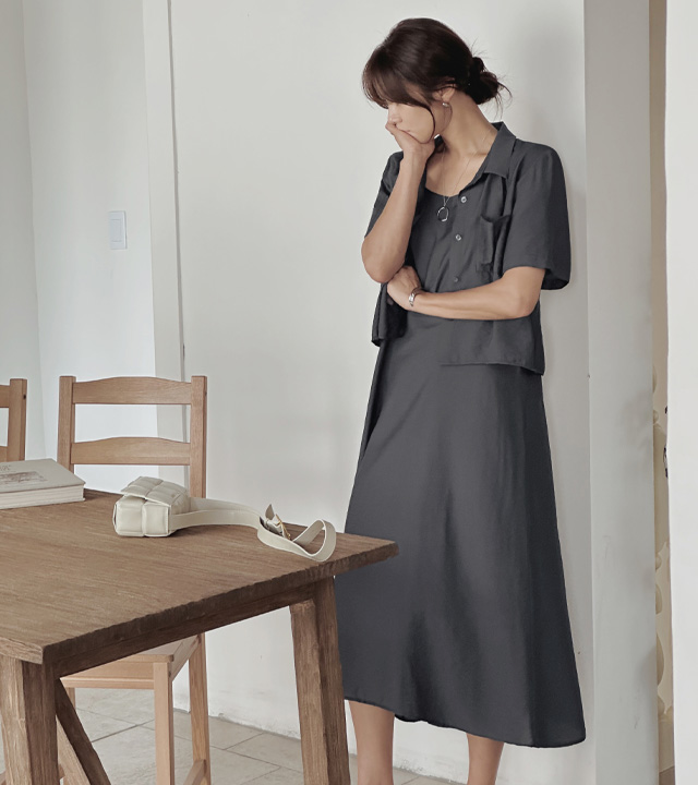 Elire Shirt Dress Set