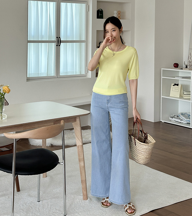 Liz wide fit denim pants