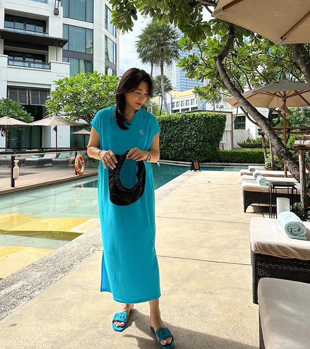 Elogo terry dress