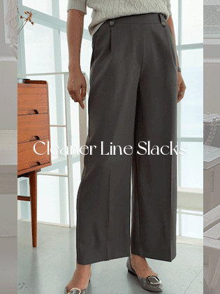 Joy button wide slacks