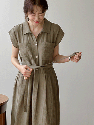 Jane pleated dress