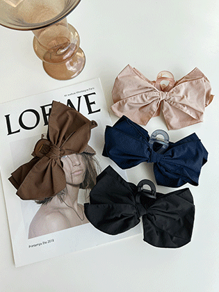 Matt Big Ribbon Clip