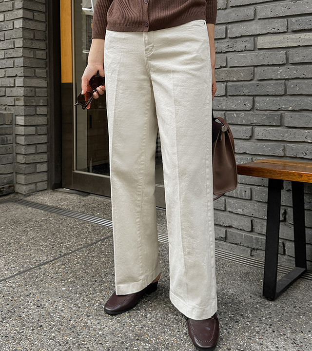 Blanc Formal Cotton Pants