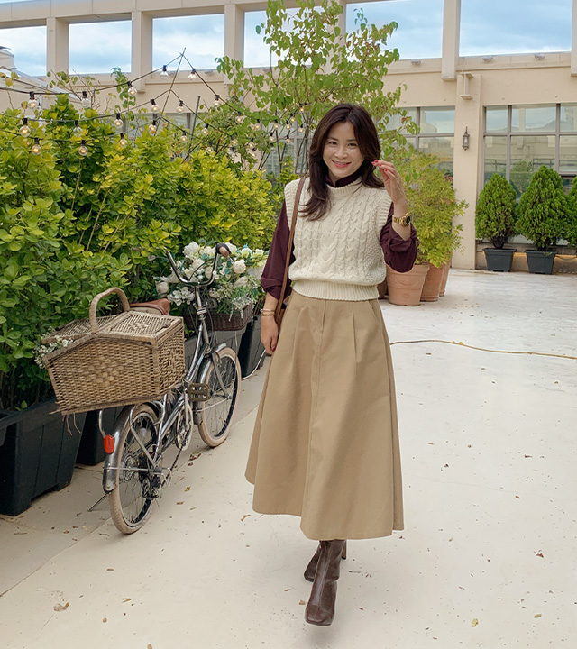 Pearl Blend Knit Vest