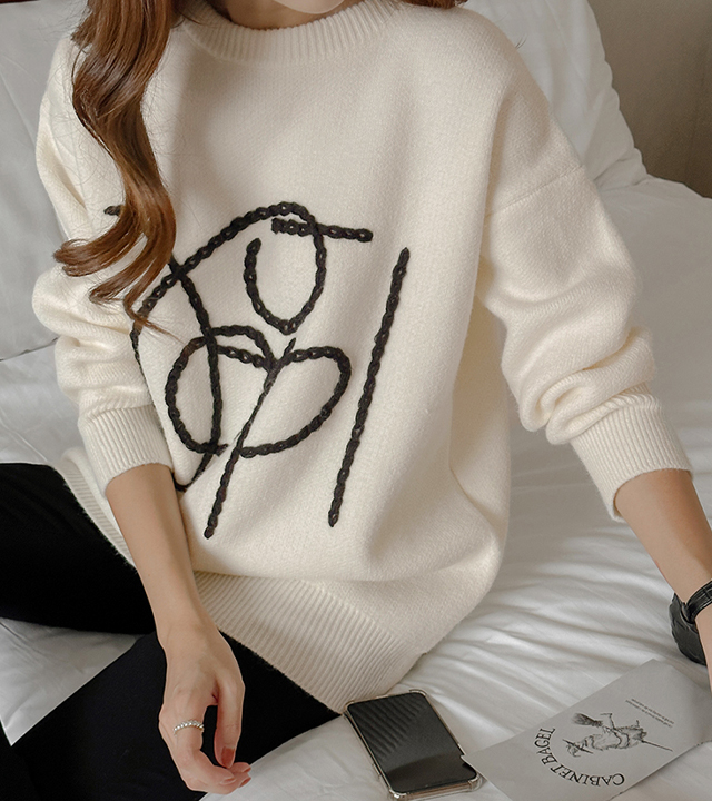 Loop boxy fit knit